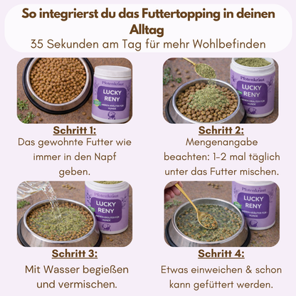 Futtertopping anwendung alltag nieren