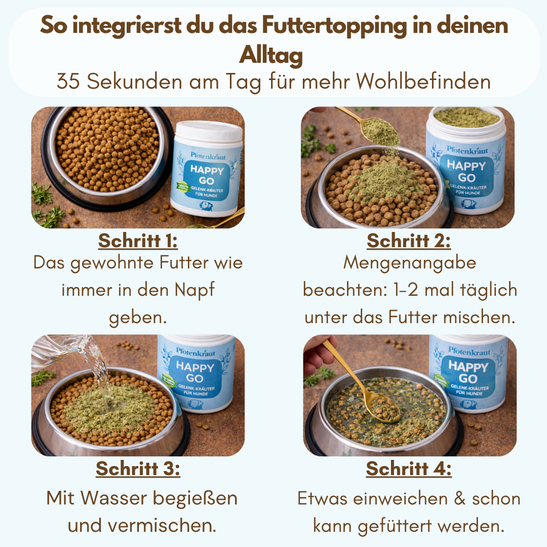 futtertopping hund gelenk